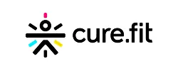 Cure.fit logo - Moolya healthcare testing client